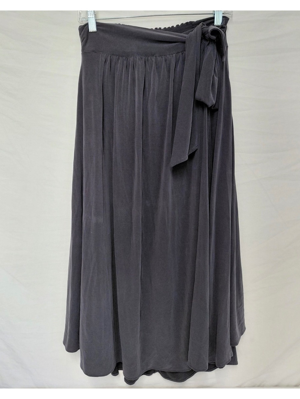 NWOT Anthropologie Tie Waist Faux Wrap Maxi Skirt size M